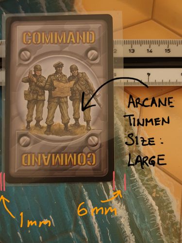 Card sleeves/protectors for command cards? | BoardGameGeek