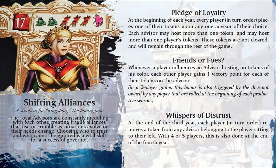 Kingsburg: Shifting Alliances