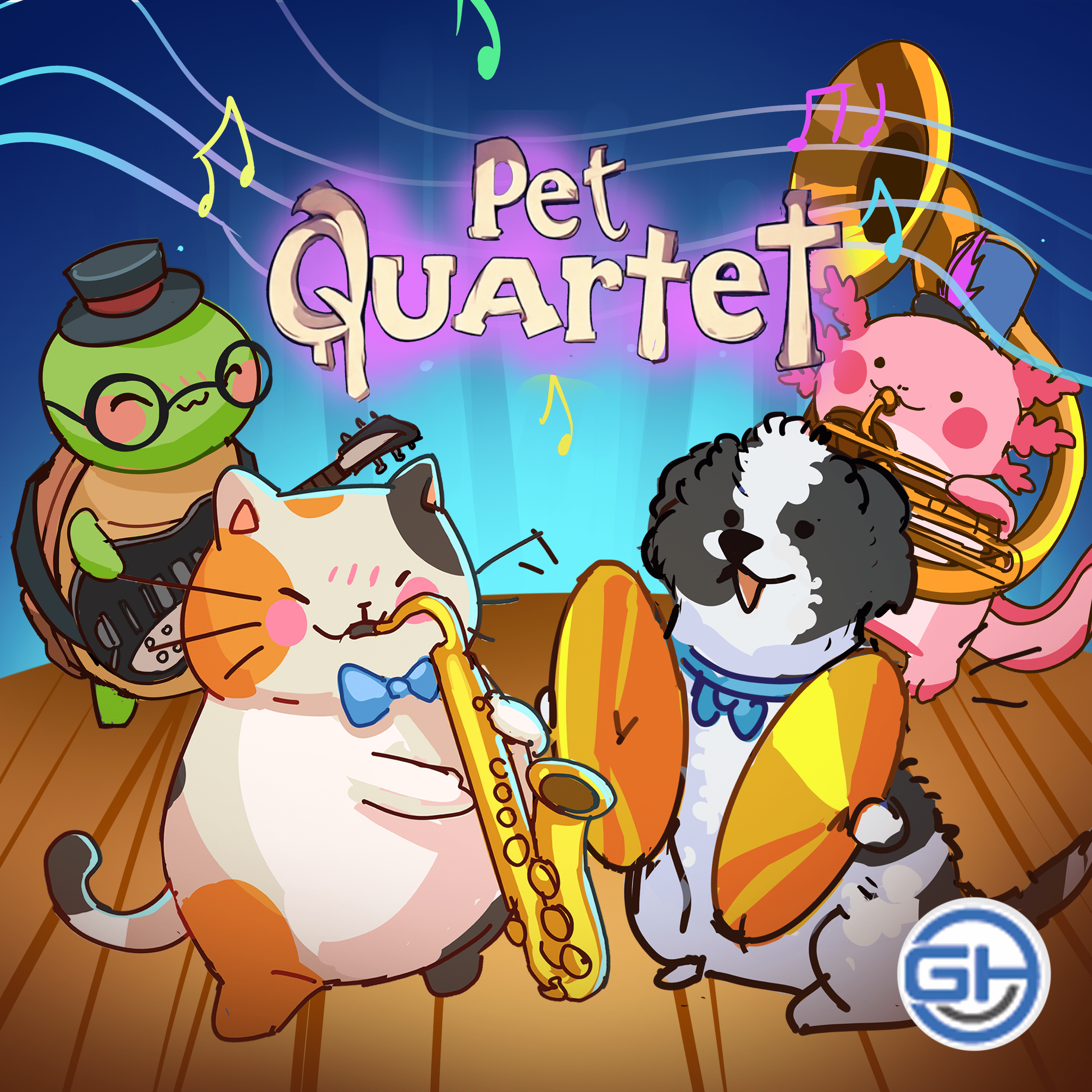 Cuarteto de mascotas