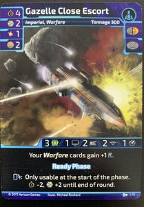 Traveller Customizable Card Game: Gazelle Mini Ship Pack