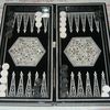Board bought in Cairo, apparently the pieces are made of Camel Bone and Bull Horn