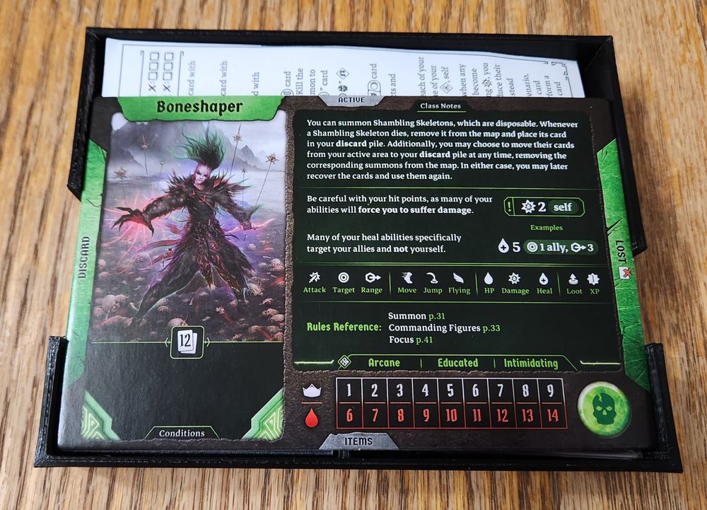 3d Printed Frosthaven Character Boxes Frosthaven