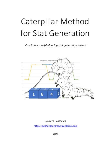 ‘Caterpillar Method’ for Character Stat Generation | Caterpillar Method ...