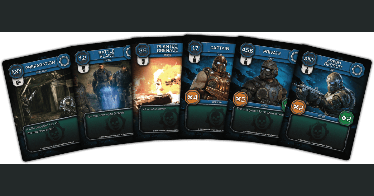 Gears of War The Card Game Board Game BoardGameGeek