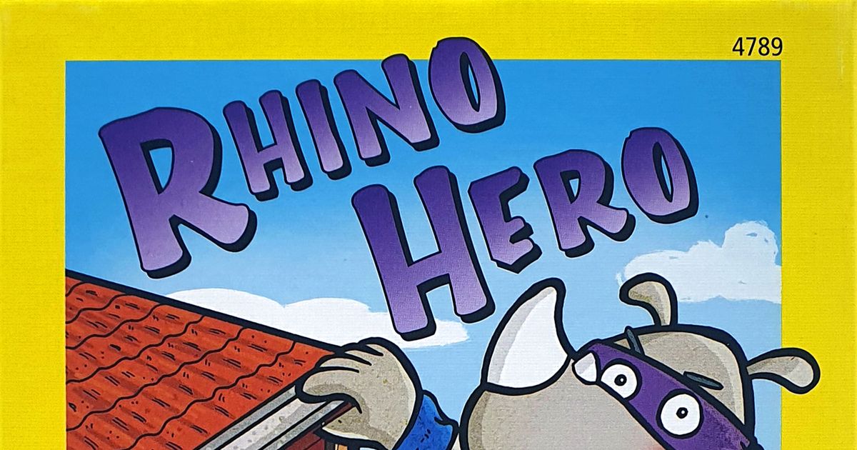  HABA Rhino Hero A Heroic Stacking Card Game for Ages 5