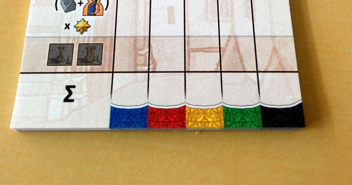 Orléans Score block Board Game Accessory BoardGameGeek