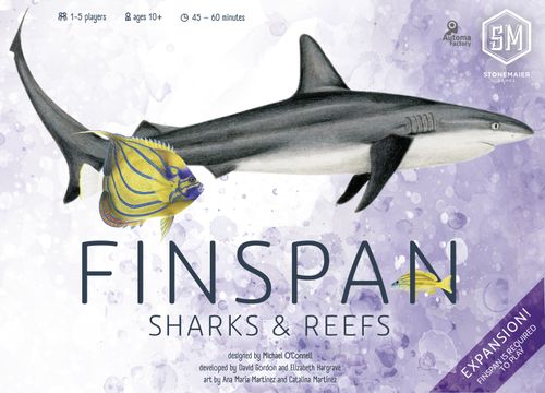 Caja del juego Finspan: Sharks & Reefs