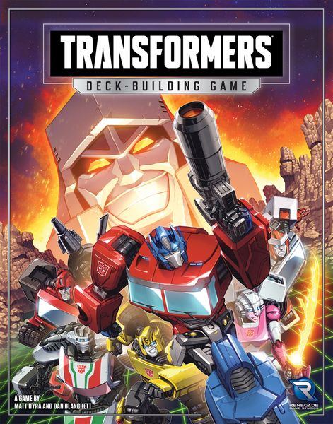 Transformers Deck-Building Game, Renegade Game Studios, 2021 — front cover (image provided by the publisher)