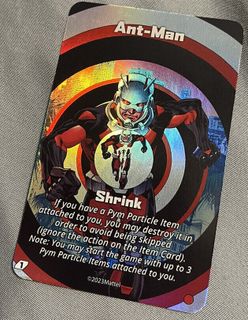 UNO Ultimate: Ant-Man – Shrink Super Rare Foil Chase Card