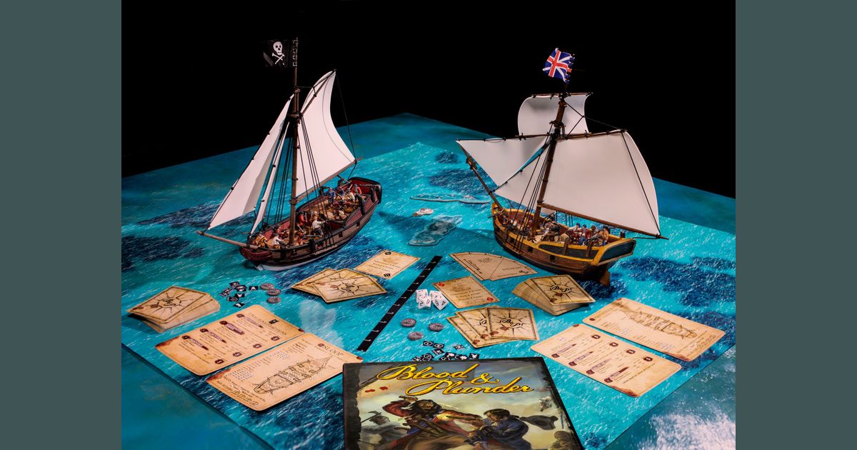 Blood and Plunder Piracy The Caribbean Firelock Games BNIB English Starter Set 