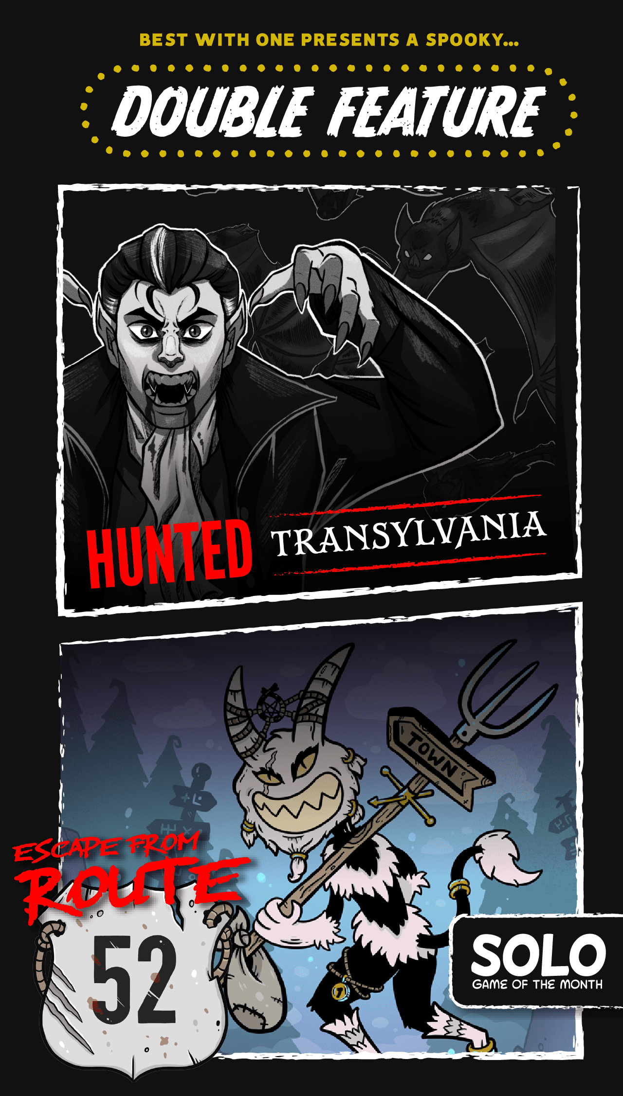 Hunted: Transylvania / Escape from Route 52 box art