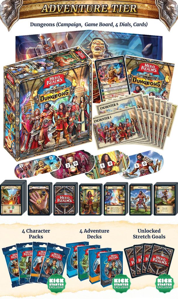 Hero Realms Dungeons, Board Game