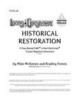 RPG Item: TUS2-08: Historical Restoration