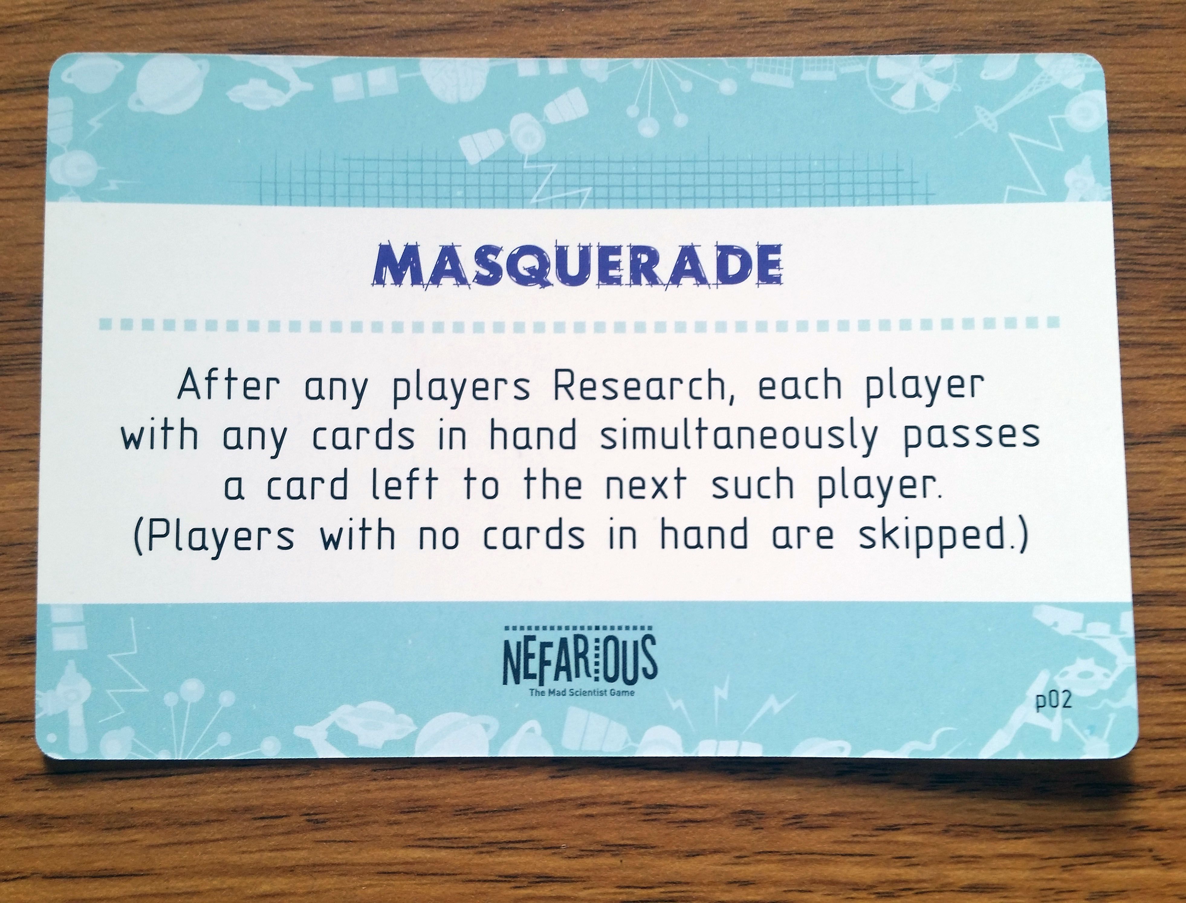 Nefarious: Masquerade