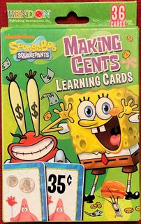 Spongebob Squarepants Making Cents Learning Cards