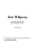 RPG Item: Quest: The Beginning