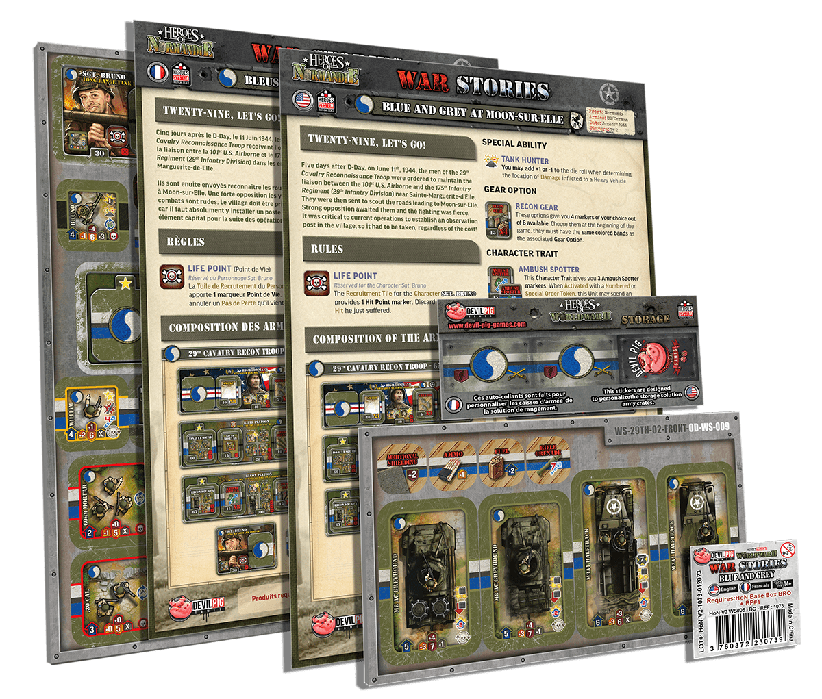 Heroes of Normandie: War Stories #01 – Blue and Grey at Moon-sur-Elle