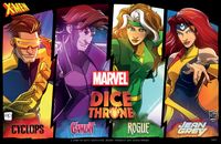 Marvel Dice Throne: X-Men – Cyclops v. Gambit v. Rogue v. Jean Grey (English)