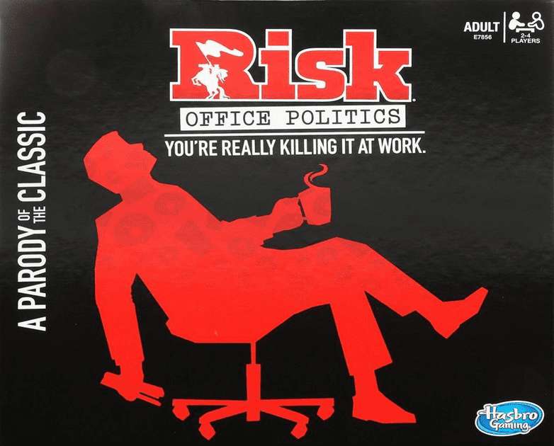 Hasbro Risk Office Politics Board Game A Parody of the Classic Adult Party Game