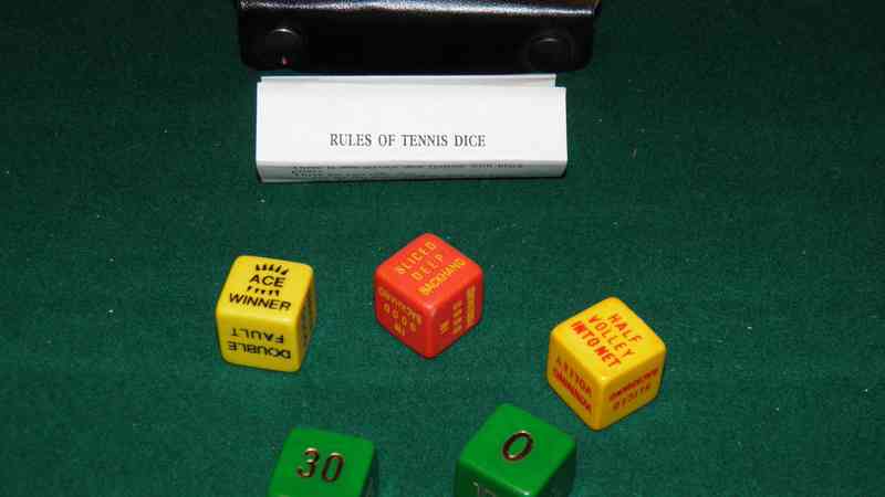 Tennis Dice