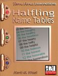 RPG Item: Halfling Name Tables