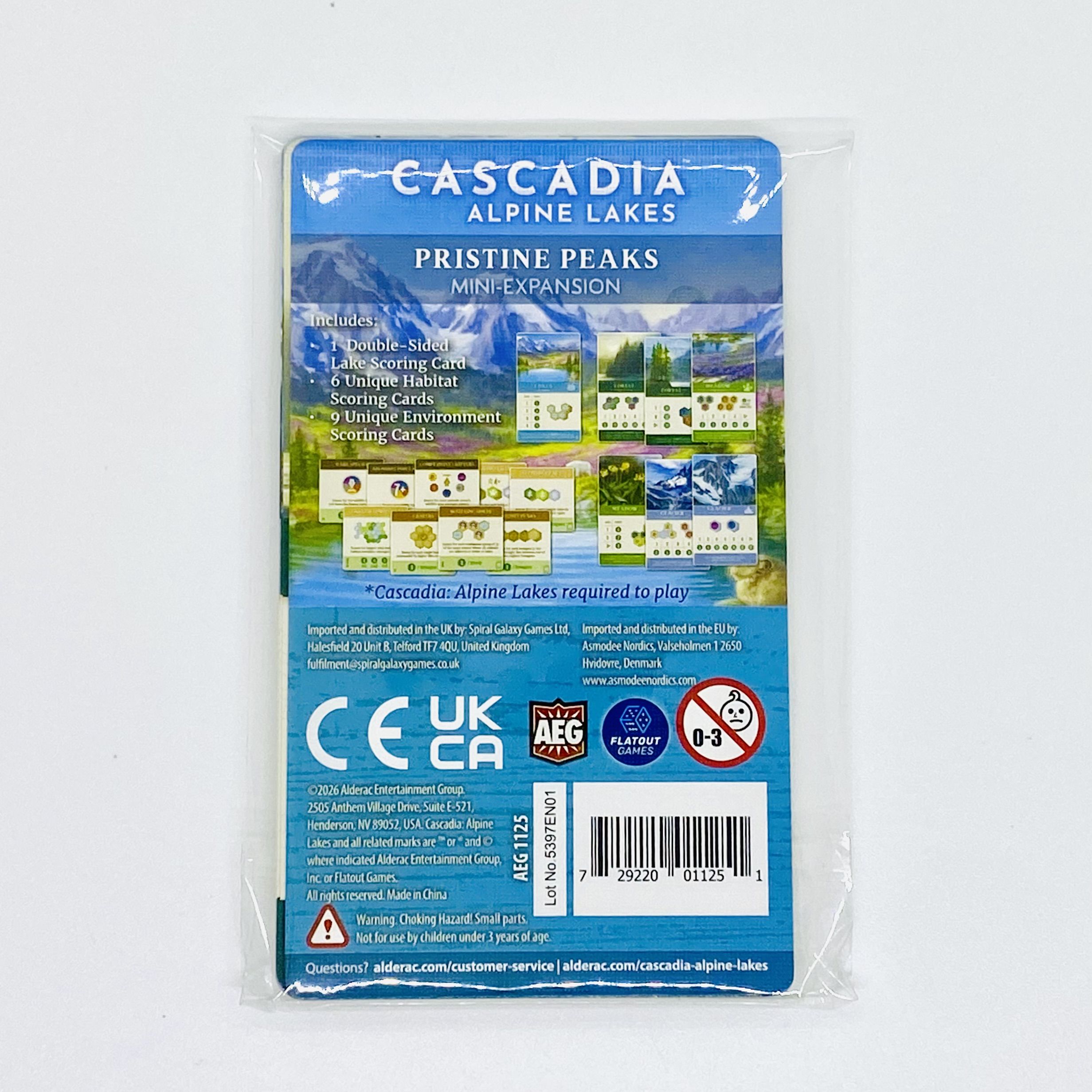 Cascadia: Alpine Lakes Pristine Peaks Kickstarter Mini-Expansion