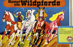 Kampf um Wildpferde