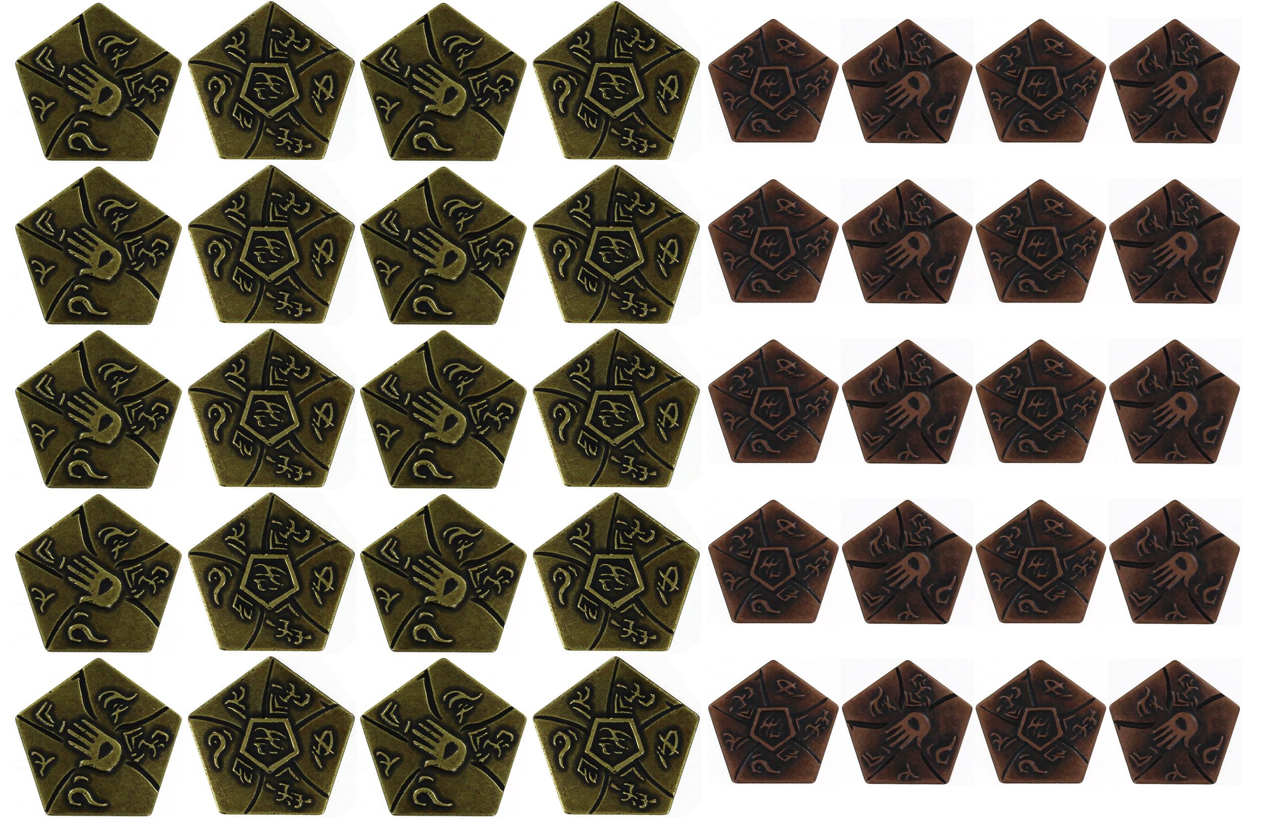 Coperta Sleeping Gods: Custom Metal Coins