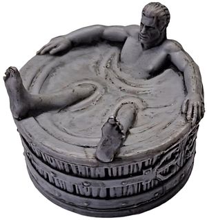 Unmatched: The Witcher – Geralt In Bathtub Figure