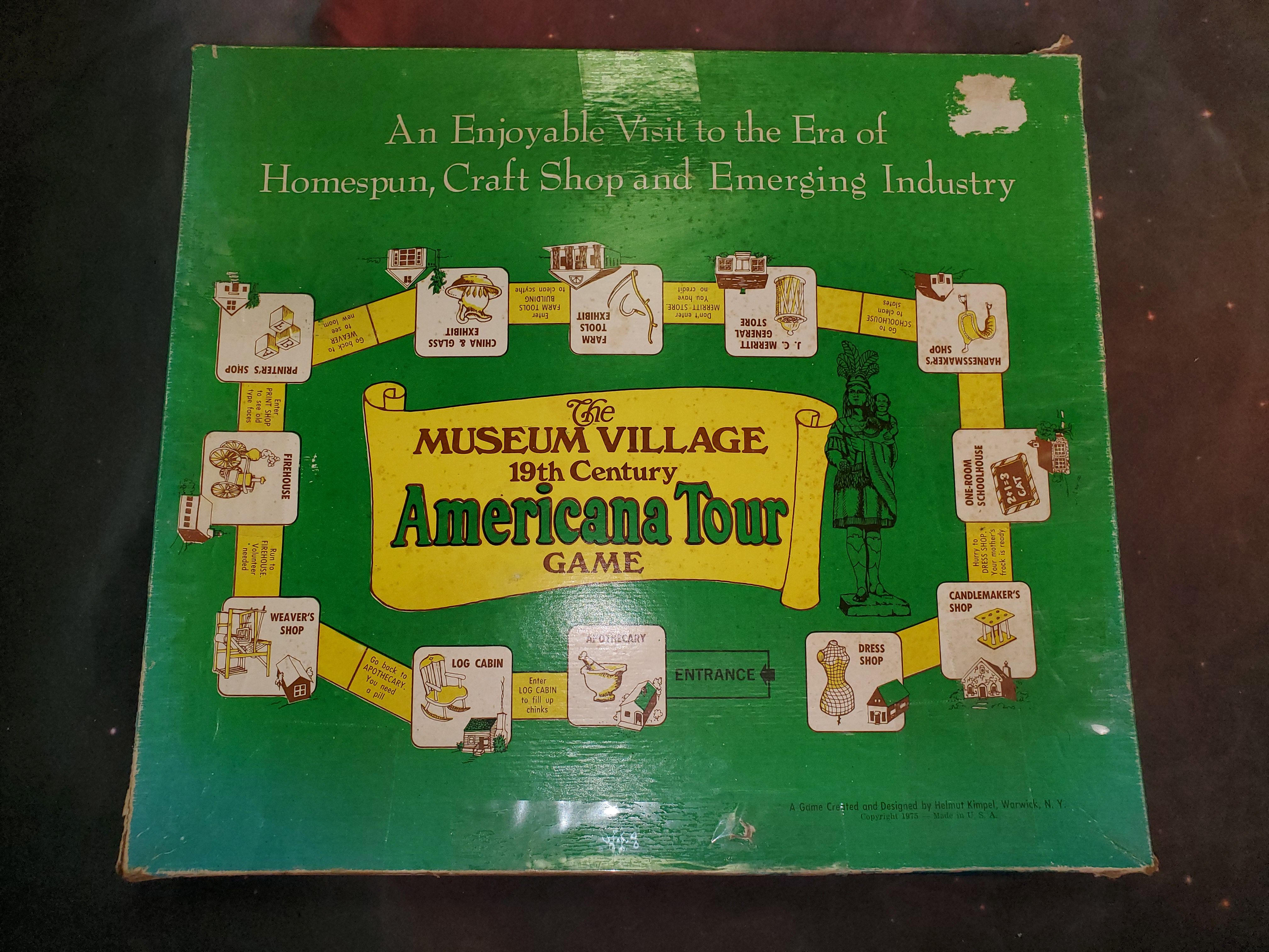The Museum Village 19th Century Americana Tour Game