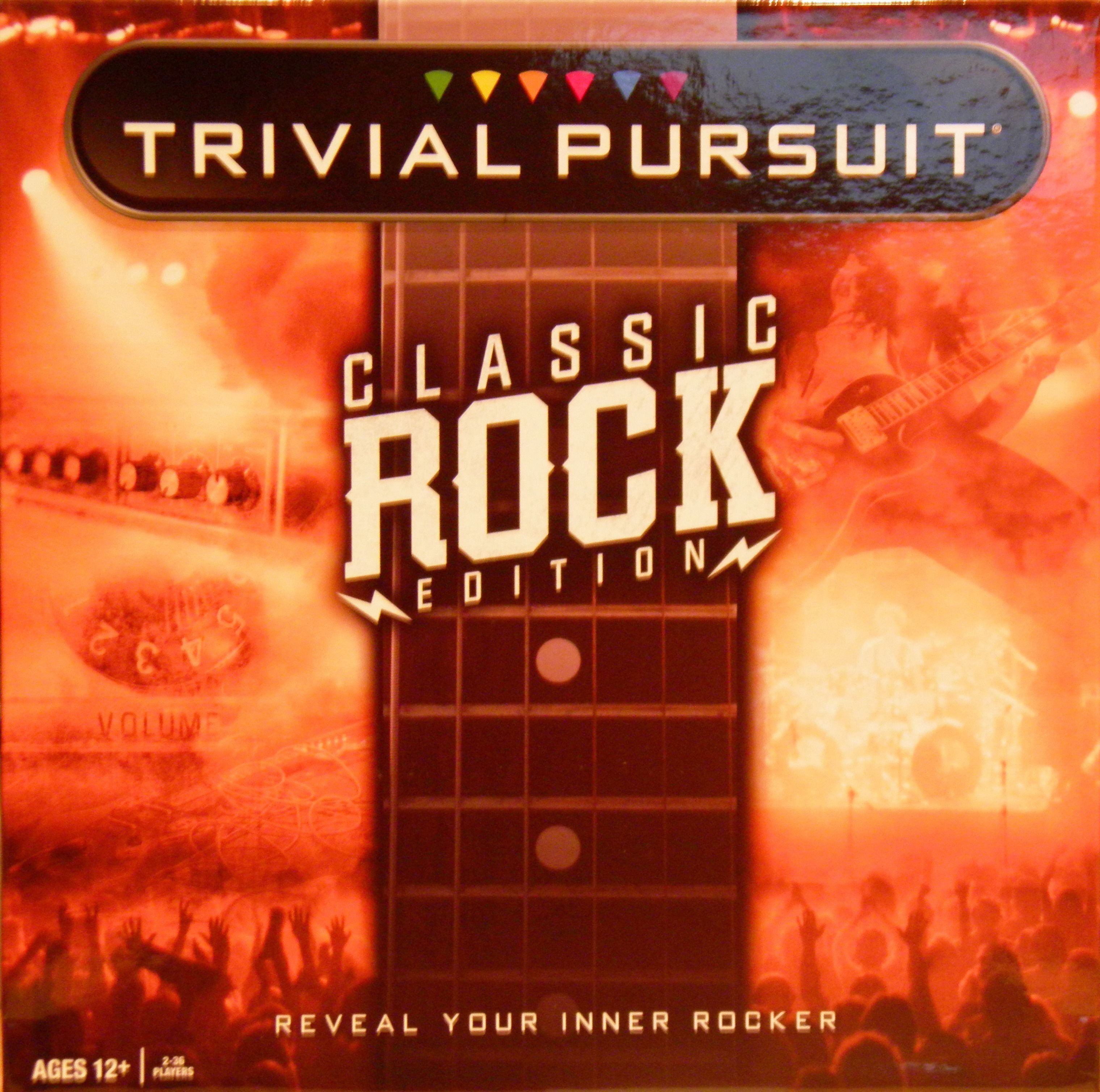 Trivial Pursuit: Classic Rock Edition box art