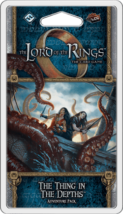 The Lord of the Rings: The Card Game – The Thing in the Depths box art