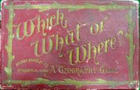 Which, What or Where? A Geography Game