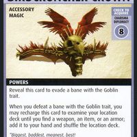 Pathfinder Adventure Card Game: Rise of the Runelords – "Birdcruncher Crown" Promo Card