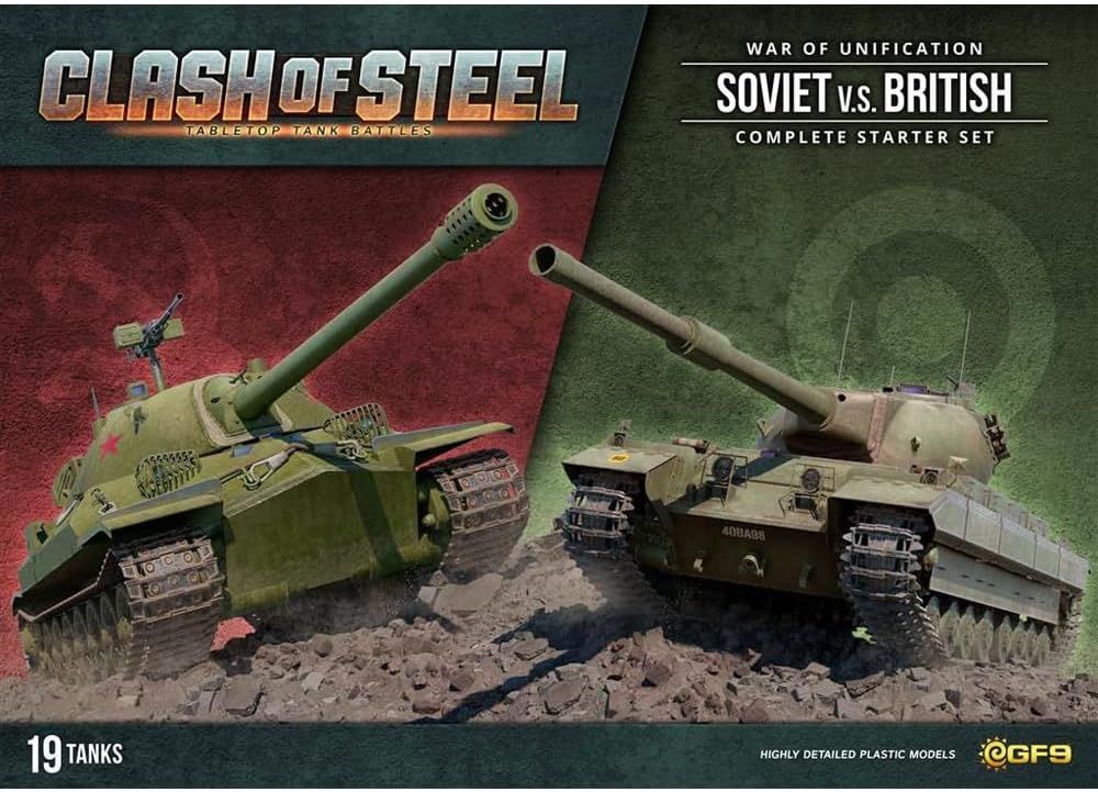 Cover art for Clash Of Steel: War of Unification – Soviet vs British Complete Starter Set
