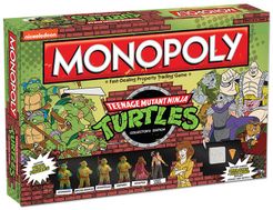 Monopoly Teenage Mutant Ninja Turtles: Mutant Mayhem Edition Board Game for Kids Ages 8+