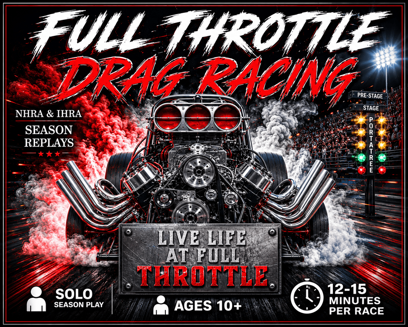 Full Throttle Drag Racing cover