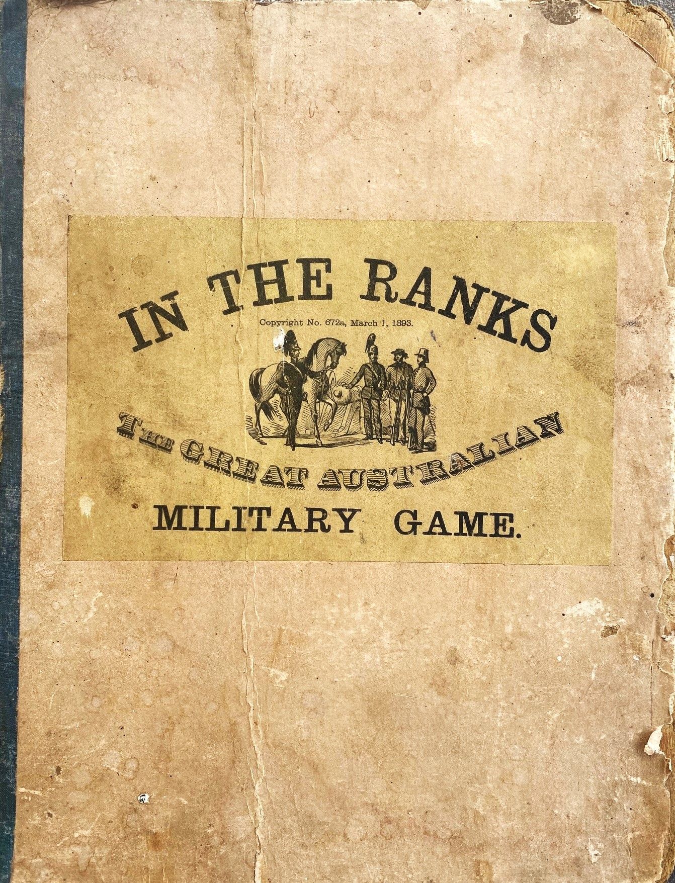 Cover art for In the Ranks The Great Australian Military Game