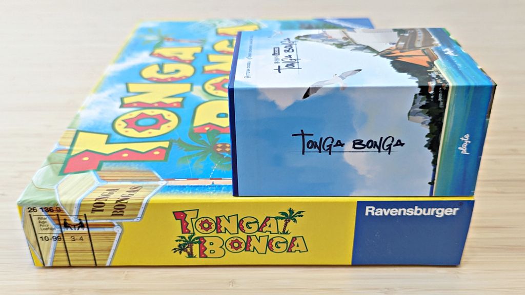 Tonga Bonga is BACK! Side-by-side Comparison & Review. | BoardGameGeek