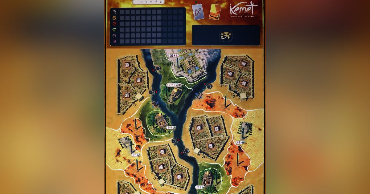 Kemet Blood and Sand Playmat Board Game Accessory BoardGameGeek