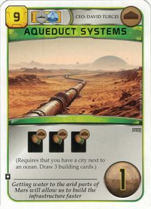 Terraforming Mars: Aqueduct Systems Promo Card