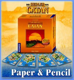 Die Siedler von Catan: Paper & Pencil box art