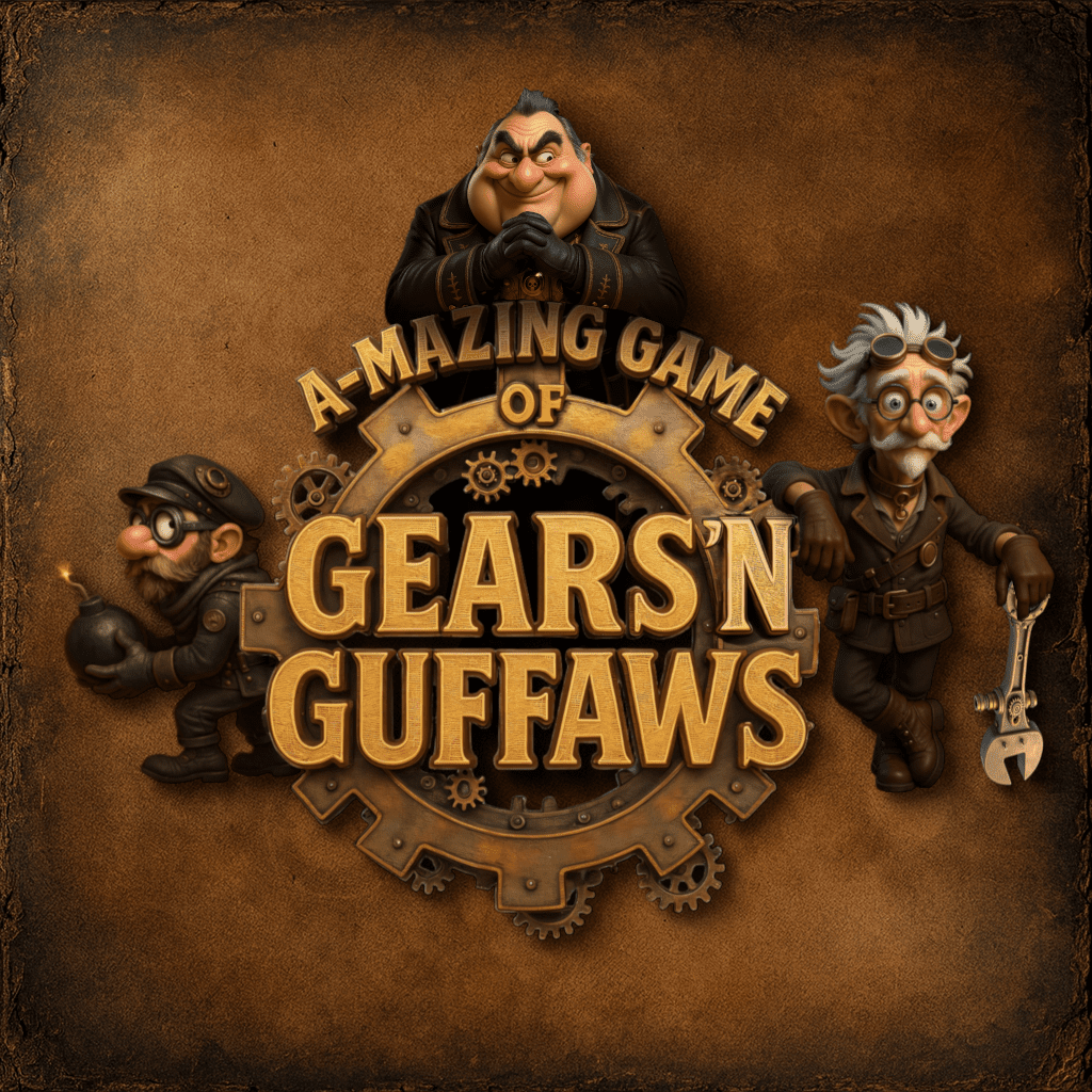 Cover art for A-Mazing Game of Gears 'N Guffaws