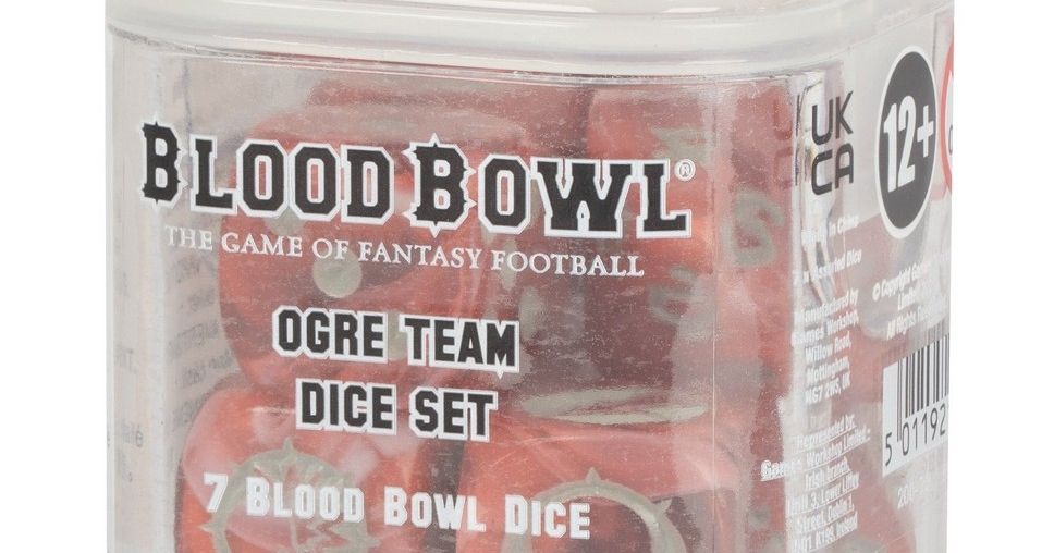 その他 BLOOD BOWL OGRE TEAM DICE SET Blood Bowl (2016 edition): Ogre Team Dice Set | Board Game