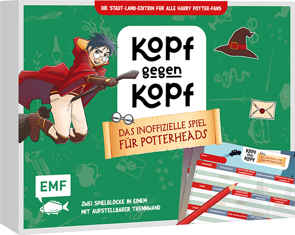 Der ultimative Spielblock: Kopf gegen Kopf – Die inoffizielle Stadt-Land-Edition für Potterheads