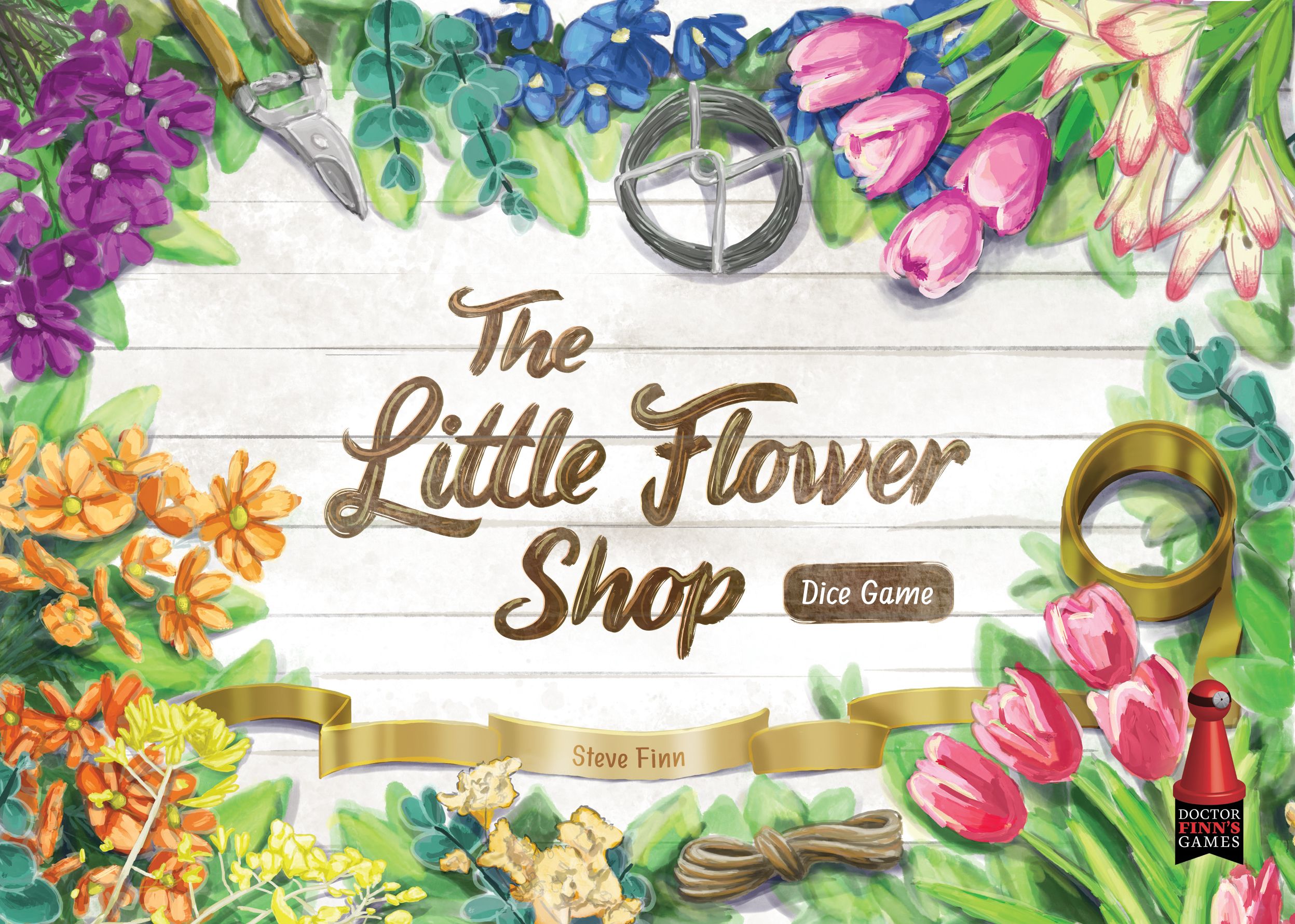 Boîte du jeu The Little Flower Shop Dice Game
