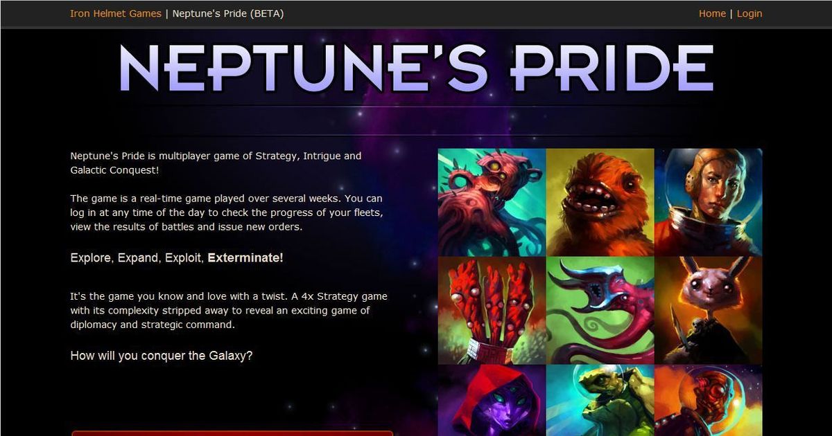Neptune's Pride, Video Game