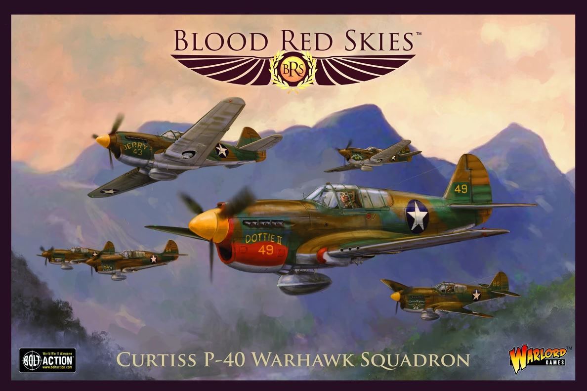 Blood Red Skies: Curtiss P-40 Warhawk Squadron box art