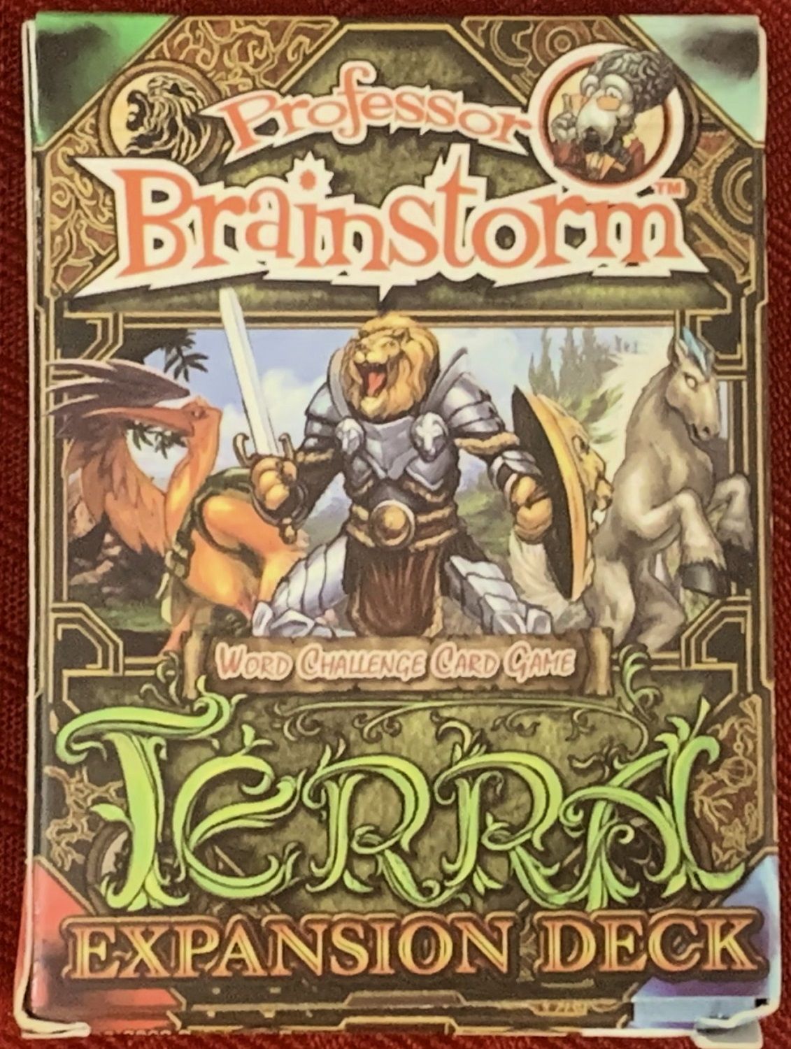 Professor Brainstorm Word Challenge Card Game: Terra Expansion Set