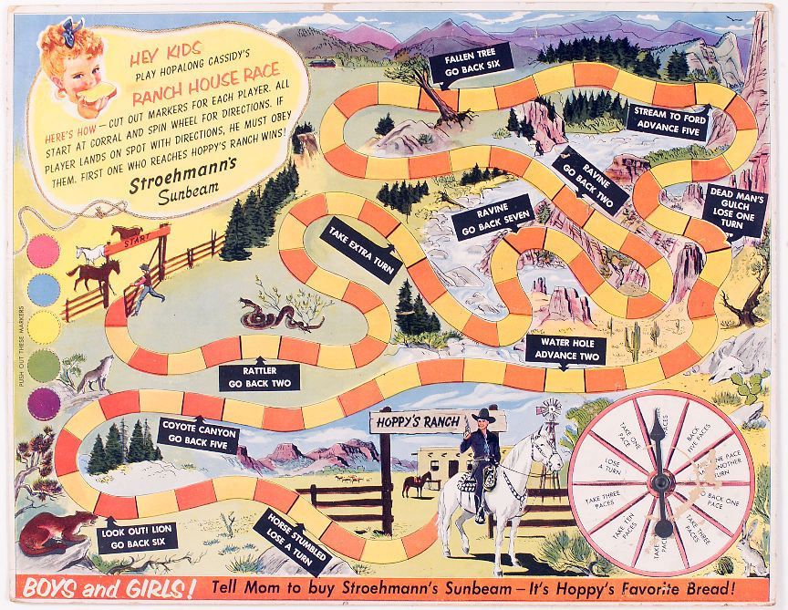 Hopalong Cassidy / Stroehmann's Sunbeam Bread Game